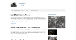 Desktop Screenshot of johnstownflood.com