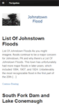 Mobile Screenshot of johnstownflood.com